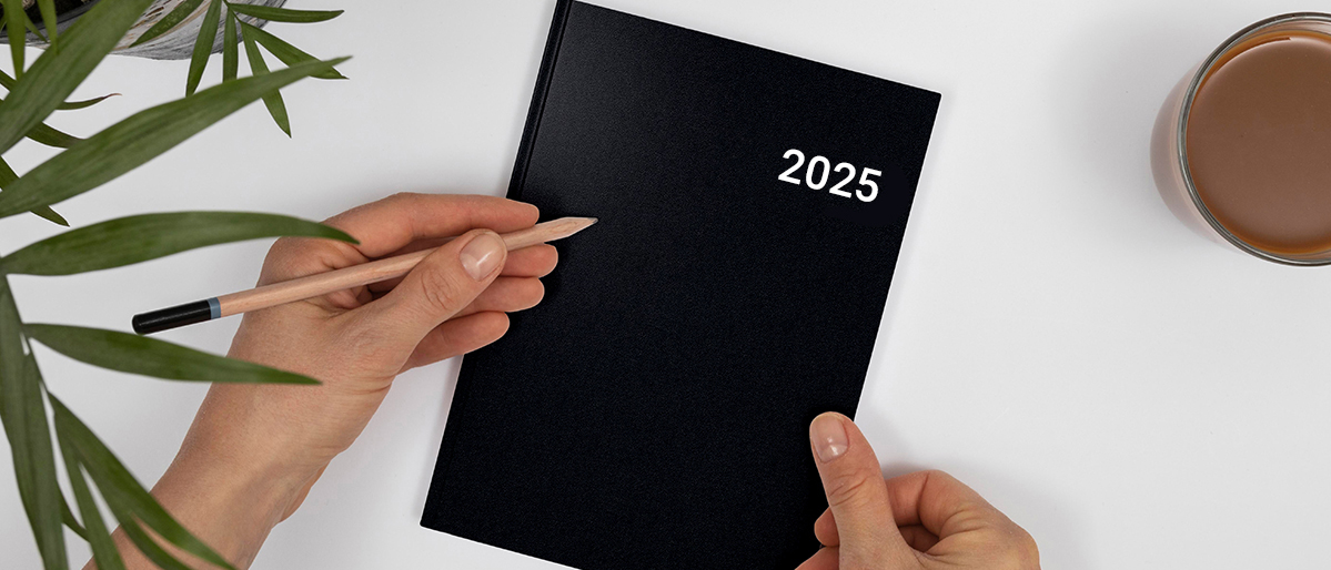 Buchkalender 2025 Banner