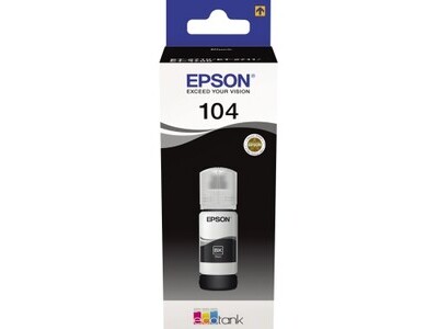 Tintenpa. Epson 104 C13T00P140 black