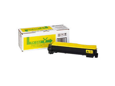 Toner KYOCERA TK540Y 1T02HLAEU0 yellow inkl. Alttonerbehälter