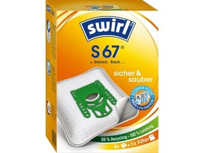 Staubsaugerbeutel Swirl S67 f. Bosch GL-30