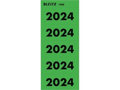 Inhaltsschilder LEITZ 1424 für 2024 grün