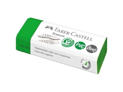 Radierer Castell 187250 DUST-FREE green