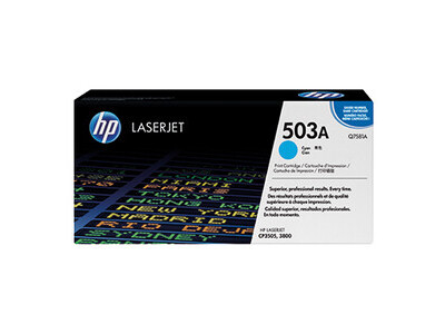 Toner HP 503A Q7581A cyan