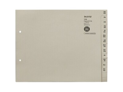 Registerserie Leitz 1336 A4 36tlg. PAPIER