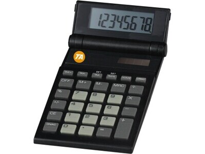 Taschenrechner Triumph-Adler L819 schwarz, 8 stellig, Solar