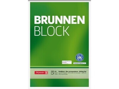 Block Brunnen 105241601 A5 unliniert rec YCLING, 50 BLATT