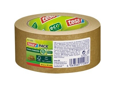 Packband Tesa 58291 50mx50mm braun Papier
