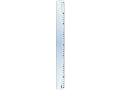 Lineal Plastik 40cm transparent