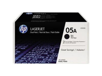 Toner 2er HP 05D CE505D black