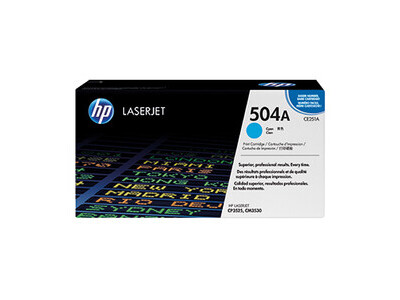 Toner HP 504A CE251A cyan