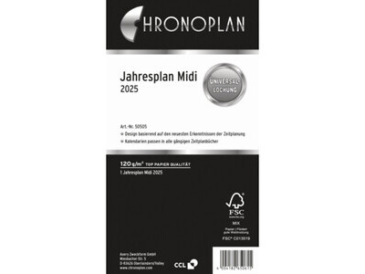 Jahresplan Chronoplan 50505 Midi 96X172MM