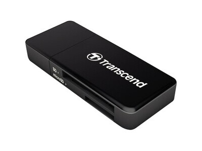 KARTENLESER TRANSCEND USB-A 3.0 SD/MICROSD SCHWARZ