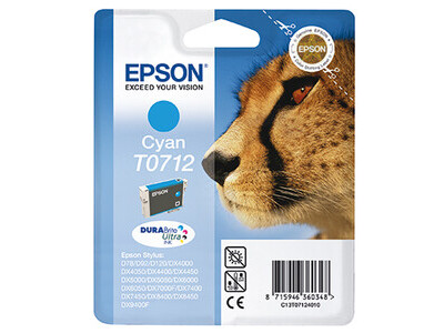 Tintenpa. EPSON T071 cyan C13T07124012