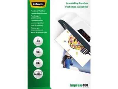 Folientasche Fellowes A3 100my glänz.