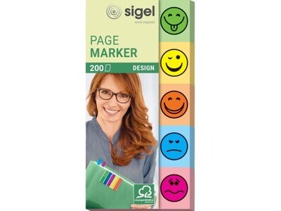 Haftmarker Sigel HN502 Design Smile 50X100MM