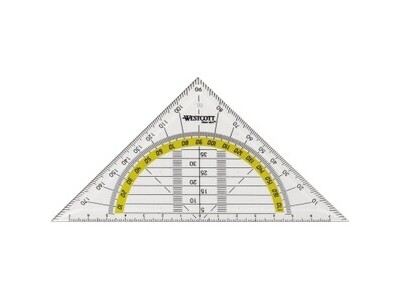 Geodreieck Westcott E-10130 BP 14cm