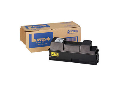 Toner KYOCERA TK360 1T02J20EUC black inkl. Alttonerbehälter