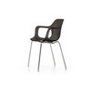 Vitra Hal Armchair Tube stackable Gleiter weiß chocolate