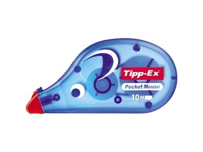 Korrekturroller Tipp-Ex Pocket Mouse 4,2MM X 10M, BLAUES GEHÄUSE