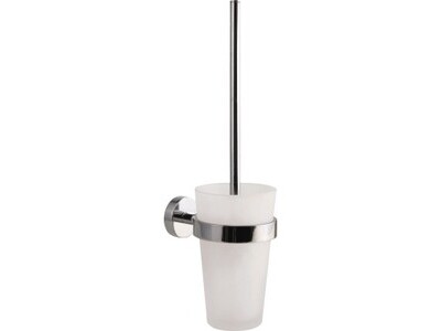 WC Garnitur Tesa Smooz 40316 silber ZUM KLEBEN AN DER WAND, EDELSTAHL,