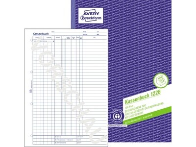 Kassenbuch Zweckform 1226 A4 Recycling