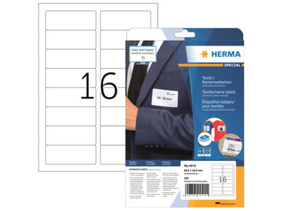 Etikett Herma 4515 88,9x33,8 weiß