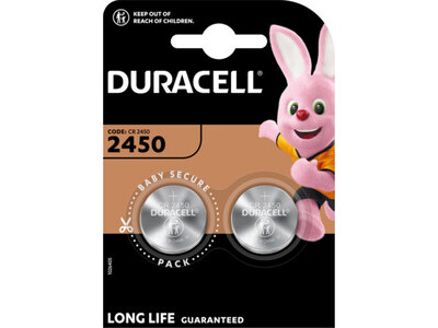 Batterie Duracell CR2450 3V 2 ST.
