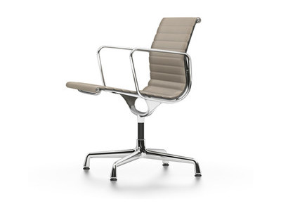 Vitra Aluminium Chair EA 108 Leder