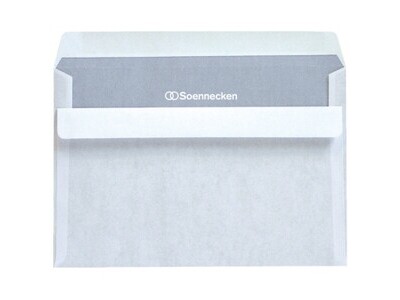 Briefumschlag C6 oF 75g sk weiß ohne Fenster selbstklebend