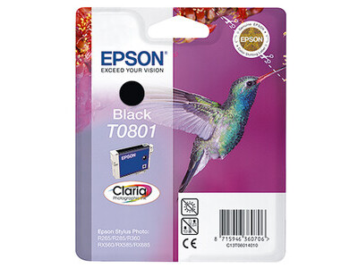 Tintenpa. EPSON T080 black C13T08014010