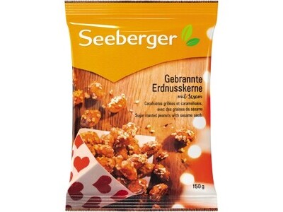 Erdnüsse Seeberger gebrannt mit Sesam 150g