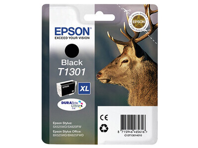 Tintenpa. EPSON T130 black C13T13014010