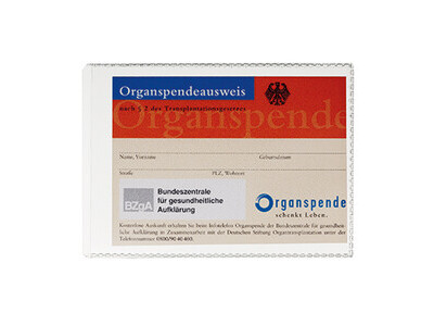 Ausweishüllen Durable A7 213419 transp. TRANSPARENT MIT EINREIßSCHUTZ, DOKUMENTE