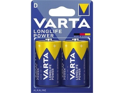 Batterie Varta Alkaline Mono D LR20 1.5V Longlife Power Retail Blister 2-Pack