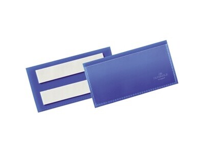 Etikettentasche Durable 176207 150x67mm blau 50 St./Pak