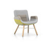 Vitra East River Chair Eiche natur Stoffmix light