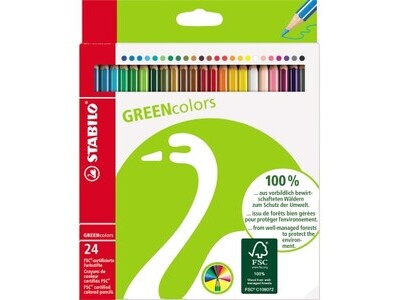 Farbstift Stabilo Greencolor 24er Etui