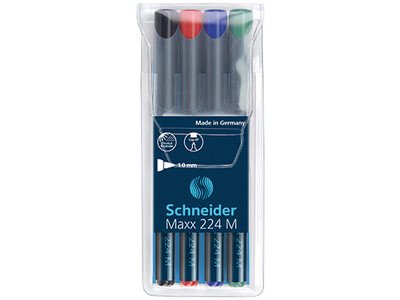 OHP-Marker Schneider OHP 224M permanent 4er Etui