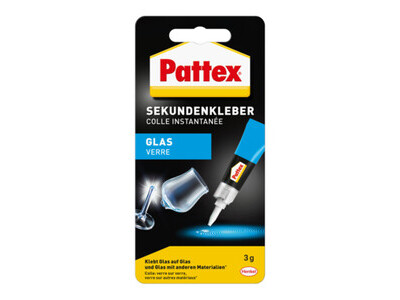 Klebstoff Pattex PSV1C 3g Sekundenkleber Glas Flüssig