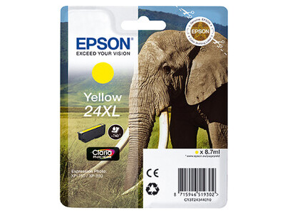 Tintenpa. EPSON 24XL yellow C13T24344010