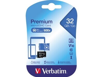microSDHC Card Verbatim 32GB 44013 (R) 45MB/s (W) 10MB/s