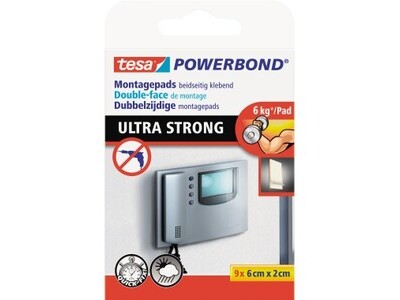 Klebepads Tesa Powerbond 55790 weiß HÄLT BIS ZU 6KG PRO PAD