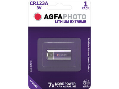 Batterie Agfaphoto Lithium CR123A 3V