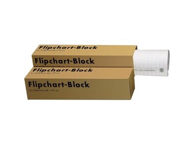 Flipchartblock Landre Recycling kariert 68x98 cm, 20 Blatt, 80 g/m131