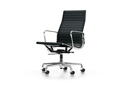 Vitra Aluminium Chair EA 119 Leder
