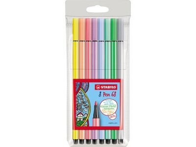 Fasermaler Stabilo Pen 68/8-01 Packung á 8 Stück