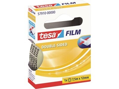 Klebeband tesa 57910 7,5mx12mm doppelseitig transparent
