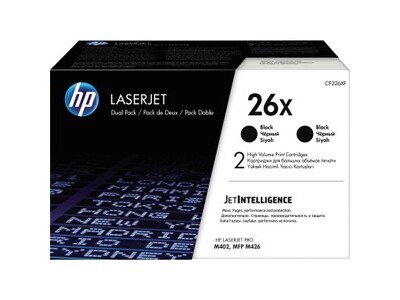 Toner 2er HP 26X CF226XD black