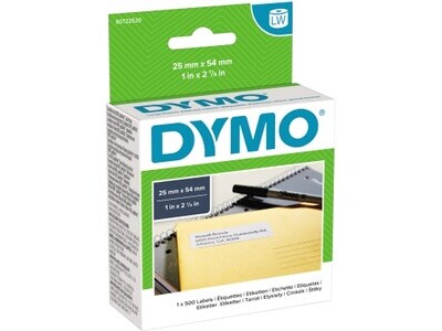 Etikett Dymo 11352 25x54mm weiß Absenderadresse-