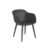 Muuto Fiber chair woodbase black WB medium